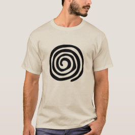 Gewundene ursprüngliche mexikanische Stammes- T-Shirt