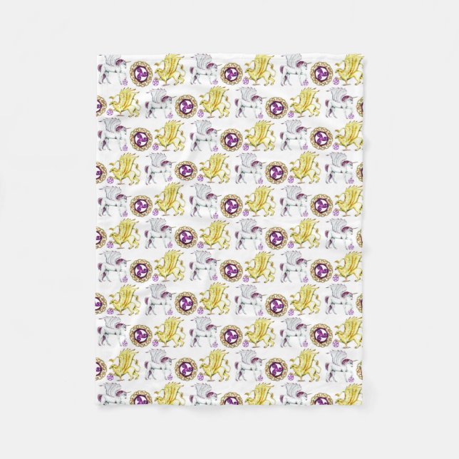 Gewundene Wesentlich-Decke Fleecedecke (Vorderseite)