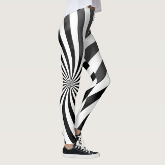 Gewundener Entwurf Leggings