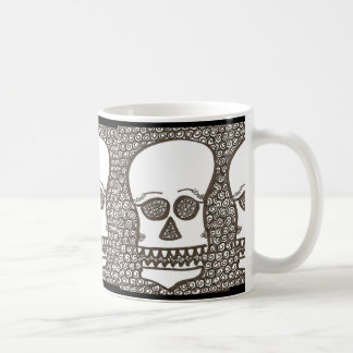 Gewundener Schädel Kaffeetasse