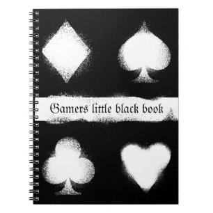 Gewundenes Buch mit Grunge-Art-Karten-Anzug