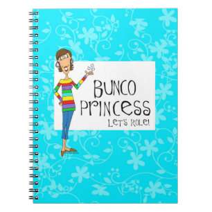 Gewundenes Notizbuch Bunco Prinzessin Notizblock