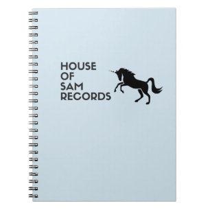 Gewundenes Notizbuch - Haus von Sam-Platten Notizblock