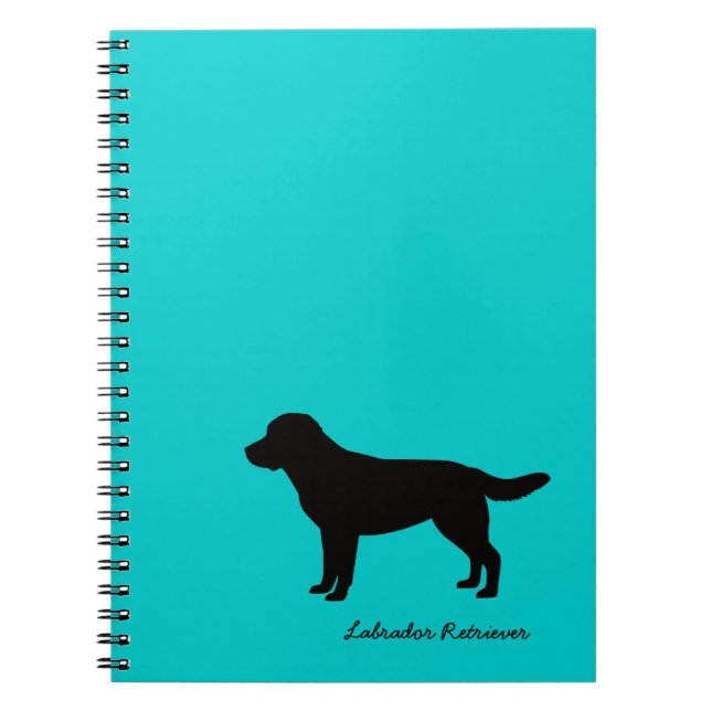 Gewundenes Notizbuch Labrador retrievers Notizblock (Vorderseite)