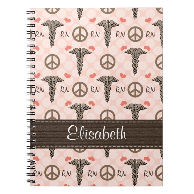 Gewundenes Notizbuch Notizblock (Vorderseite)