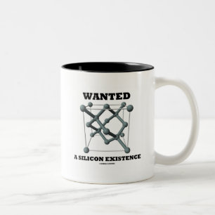 Gewünschte chemische Struktur einer Silizium-Exist Zweifarbige Tasse