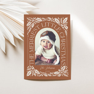 Gewürz-Beeren-Weihnachtsbögen-Foto Feiertagskarte