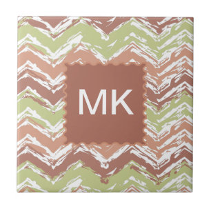 Gewürz-Gekritzel-Zickzack Zickzack Fliese