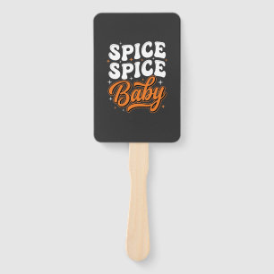 Gewürz Gewürz Baby Halloween Retro-Typografie-Desi Fächer