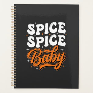 Gewürz Gewürz Baby Halloween Retro-Typografie-Desi Planer