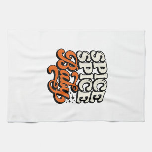 Gewürz Gewürz Baby Vintage Retro-Typografie-Shirt Geschirrtuch