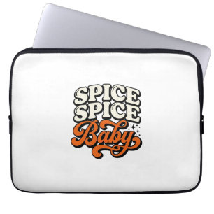 Gewürz Gewürz Baby Vintage Retro-Typografie-Shirt  Laptopschutzhülle