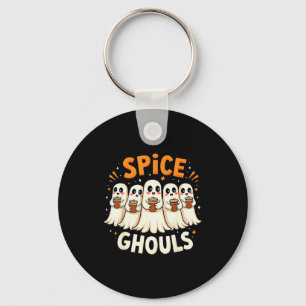 Gewürz Ghule Lustiger Halloween-Geist Kürbis Fraue Schlüsselanhänger