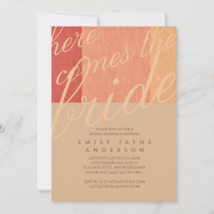 Gewürz ist Nice Typografy Brautparty Moderne Einladung