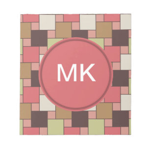 Gewürz-Kabinett geometrisch Notizblock