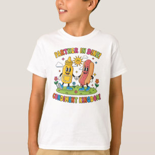 Gewürz Königreich – Happy Hot Dog & Senf T-Shirt