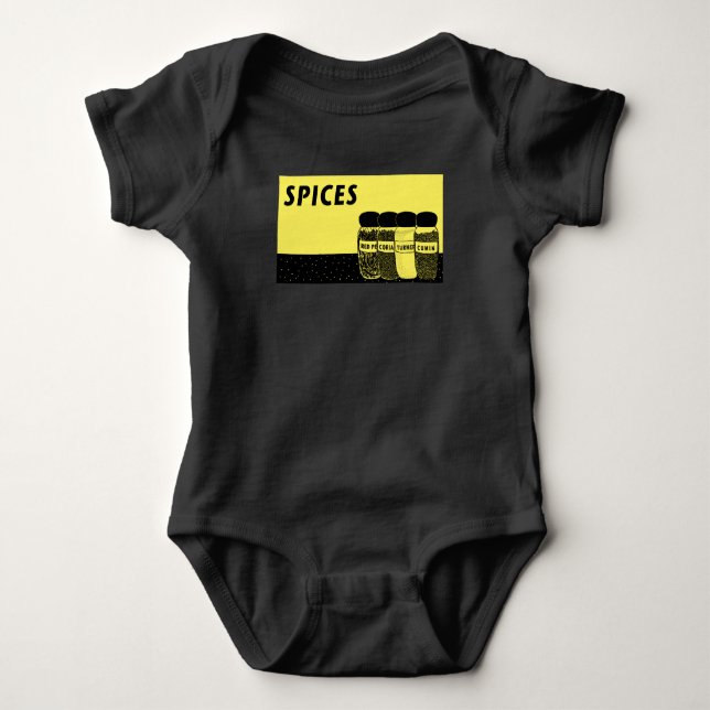 Gewürze Baby Strampler (Vorderseite)