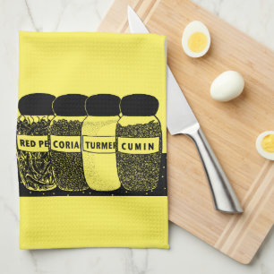 Gewürze Geschirrtuch
