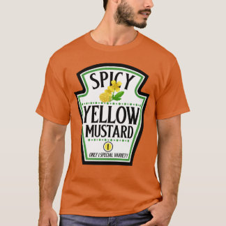 Gewürzgelber Mustard Halloween-Kostüm T-Shirt