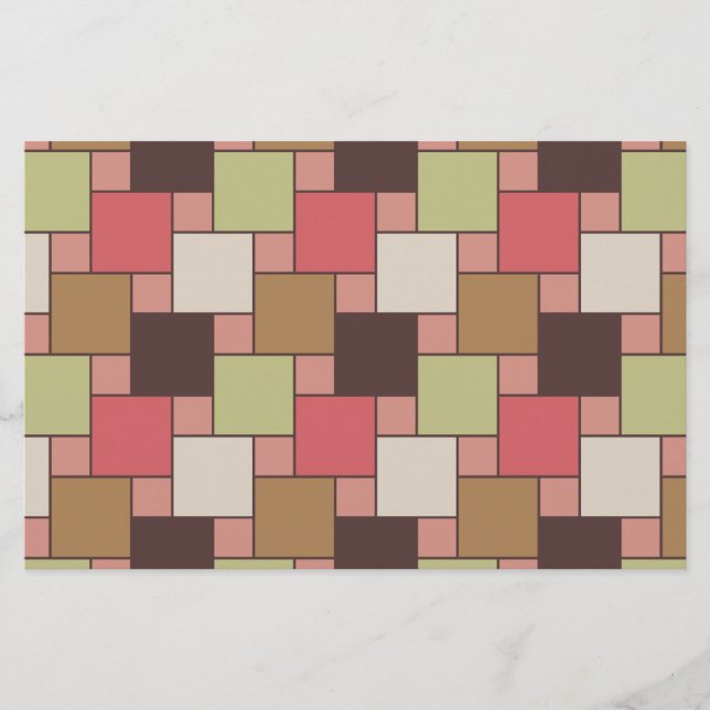 Gewürzkabinett Geometrisch Briefpapier (Vorderseite)