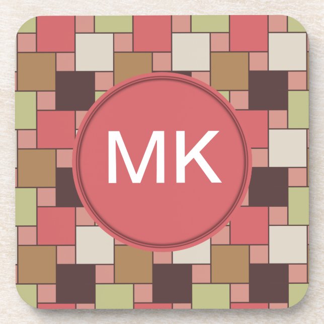 Gewürzkabinett Geometrisch Getränkeuntersetzer (Vorderseite)