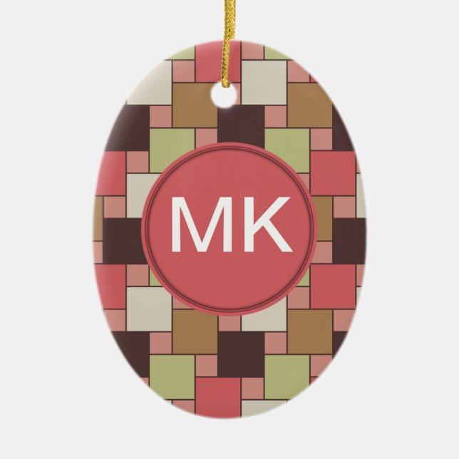 Gewürzkabinett Geometrisch Keramik Ornament (Vorne)