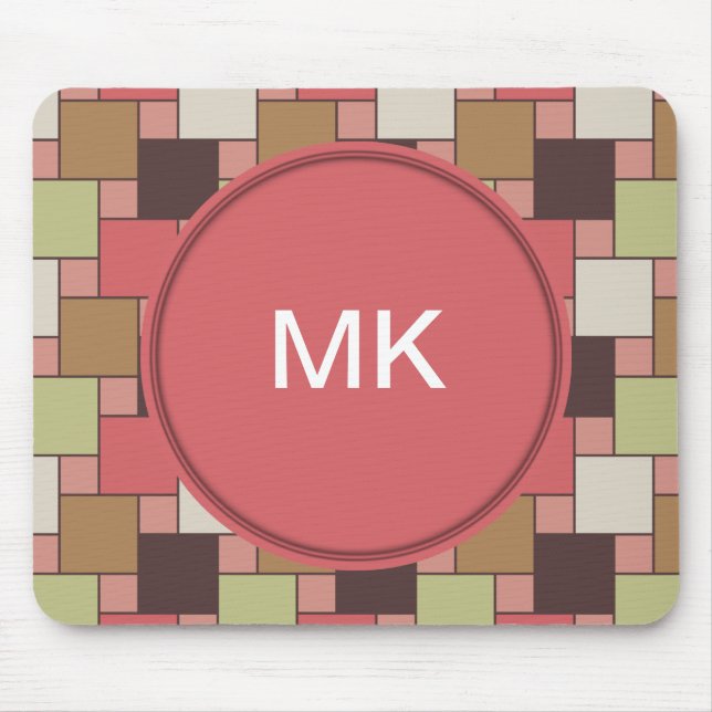 Gewürzkabinett Geometrisch Mousepad (Vorne)