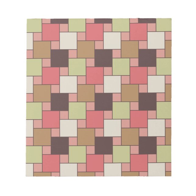 Gewürzkabinett Geometrisch Notizblock (Vorderseite)