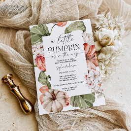 Gewürzkürbis eine kleine Kürbisdusche Einladung