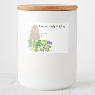 Gewürzmarken Lebensmitteletikett