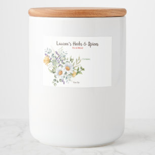 Gewürzmarken Lebensmitteletikett