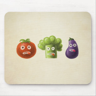 Gewürzpflanzen: Broccoli Tomato Eggplant Mousepad