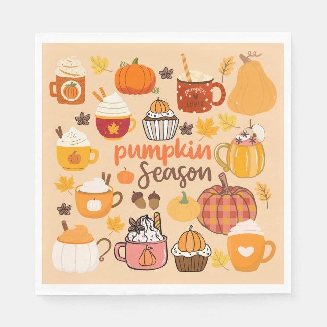 Gewürzpumpensaison Serviette (Vorderseite)