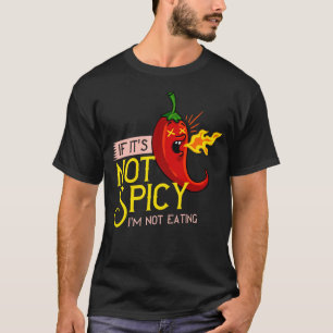 Gewürzter Chili Geschenk Jalapeno Habanero Paprika T-Shirt