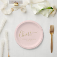 Gewürzter Minimalistischer Blush Pink Gold Custom 