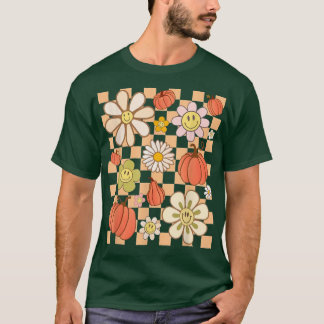 Gewürztes Retro Herbst Herbstsaison Pumpkin Gewürz T-Shirt