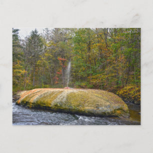 Geyser Island Spouter, Saratoga Springs, New York Postkarte