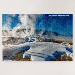 Geysire Yellowstone. Jigsaw Puzzle