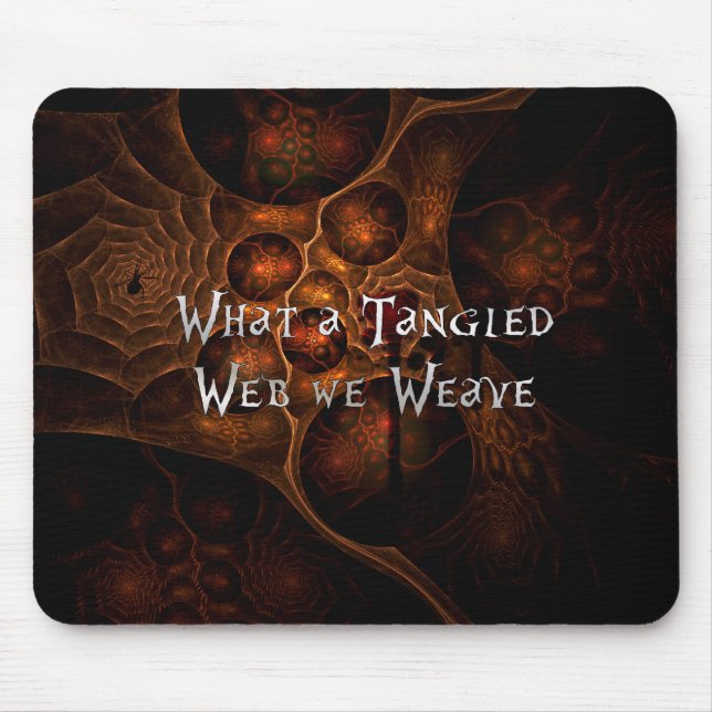 Gezänktes Web Mousepad (Vorne)
