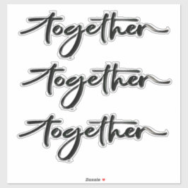 Gezeichnet Aufkleber