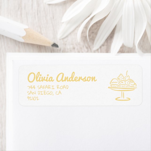 Gezeichnet Bun in der neutralen Babydusche des Ofe (Insitu)