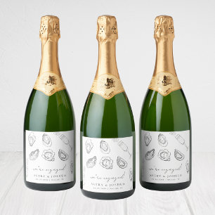 Gezeichnet Champagne & Oysters Roast Verlobung Gef