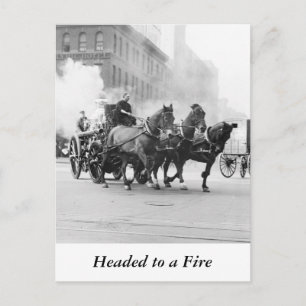 Gezeichnet Feuerwehrschiff, Anfang der 1900er Jahr Postkarte