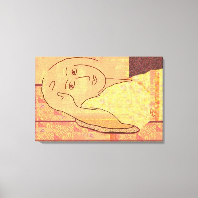 Gezeichnet für Matisse Leinwanddruck (Vorderseite)