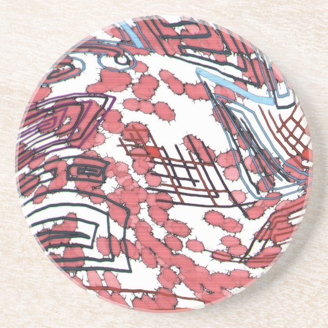 gezeichnet getränkeuntersetzer (Vorne)