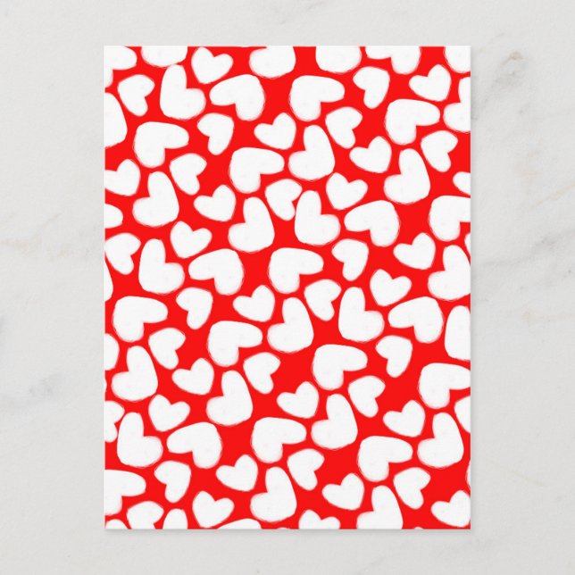 Gezeichnet Herz 2014 Postkarte (Vorderseite)