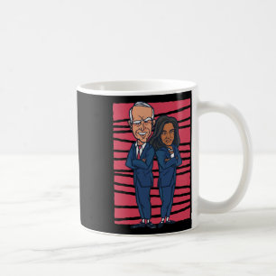 Gezeichnet Joe Biden & Kamala Harris - Biden H Kaffeetasse