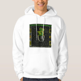 Gezeichnet Kaktus Hoodie