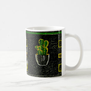Gezeichnet Kaktus Kaffeetasse