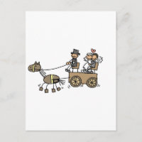 Gezeichnet Pferd für Hochzeiten